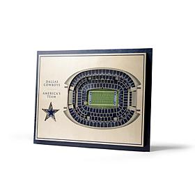 NFL Dallas Cowboys StadiumViews 3-D Wall Art - AT&T Stadium 
