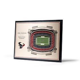 NFL Houston Texans StadiumViews 3-D Wall Art - NRG Stadium