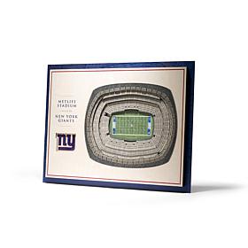 NFL New York Giants StadiumViews 3-D Wall Art - MetLife Stadium 