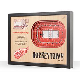 NHL Detroit Red Wings 25-Layer 3-D Wall Art - Joe Louis Arena 