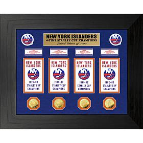 NHL Islanders 4-Time Stanley Cup Champs Deluxe Banner