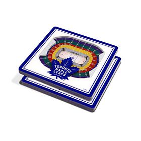 NHL Toronto Maple Leafs 3-D Stadium Views Coaster Set