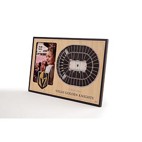 NHL Vegas Golden Knights 3-D Stadium Views Picture Frame