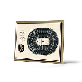 NHL Vegas Golden Knights StadiumViews 3-D Wall Art - T-Mobile Arena