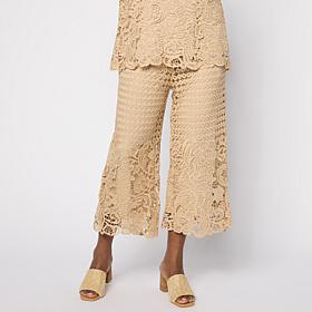 Nina Leonard Elastic Waist Pull-On Cropped Pant