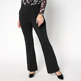 Nina Leonard Millennium Flare Leg Pull-on Pant