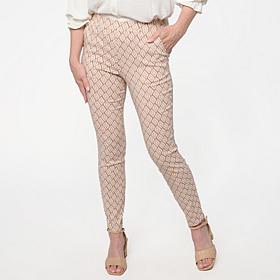 Nina Leonard Millennium Knit Narrow Leg Pull-On Pant