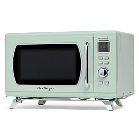 Nostalgia Mid-Century Retro 0.9 Cu. Ft. Microwave - Seafoam Green