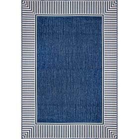 nuLOOM 4' x 6' Asha Simple Border Indoor/Outdoor Area Rug