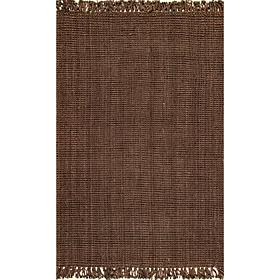 nuLOOM 4' x 6' Daniela Farmhouse Chunky Jute Area Rug 