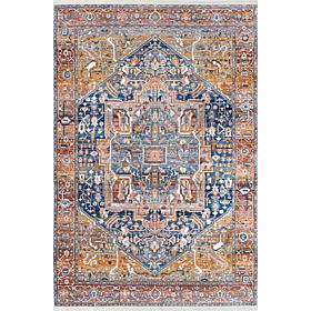 nuLOOM 4' x 6' Harriet Vintage Medallion Fringe Area Rug 