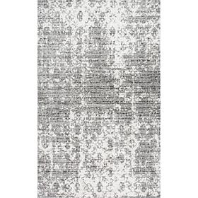 nuLOOM 5' x 8' Grey Deedra Modern Abstract Area Rug 