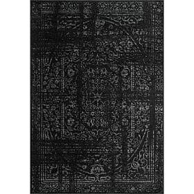 nuLOOM Arlena Vintage Traditional Area Rug 3' x 5' Black