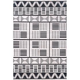 nuLOOM Evia Tribal Stripes Machine Washable 5' x 8' Area Rug 