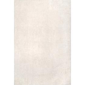 nuLOOM Loni Solid Machine Washable Shag 4' x 6' Area Rug 