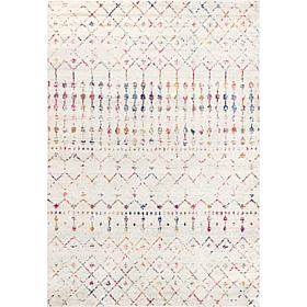 nuLOOM Moroccan Blythe Area Rug - 6' 7" x 9' Light Multi