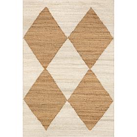 nuLOOM Pandora 5'x 8' Diamond Jute Area Rug