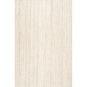 nuLOOM Rigo Hand Woven Farmhouse Jute Area Rug - 3'x5' Off White