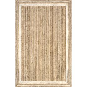 nuLOOM Rikki 7' 6" x 9' 6" Coastal Braided Jute Area Rug 