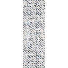 nuLOOM Rosanne Transitional Striped Area Rug - 2' 6" x 6' Blue