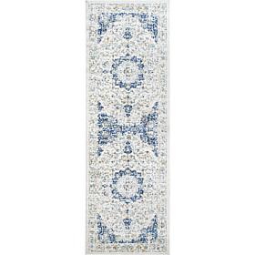 nuLOOM Verona Vintage Persian Area Rug - 2' 8" x 8' Blue