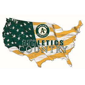 Oakland Athletics USA Shape Flag Cutout