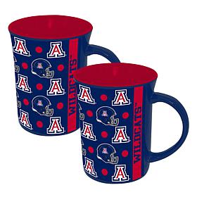 Official College Team Spirit 15oz Ceramic Mug 2-Pack
