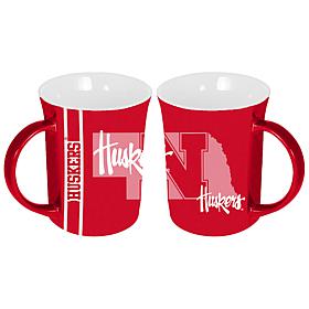 Official College Team Spirit 15oz Ceramic Mug 2-pk Lincoln
