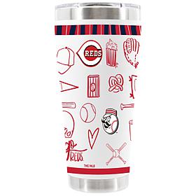 Official MLB 30oz Stainless Steel Tumbler Cincinnati Reds