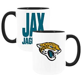 Official NFL TRI Team Code 15 oz. Mug 2-pack - Jacksonville Jaguars
