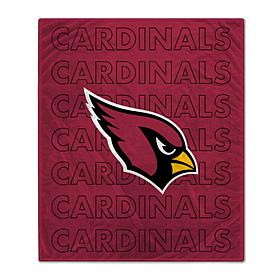 Officially Licensed 60"x70" Prima Fleece Echo Throw Blanket- Cardinals