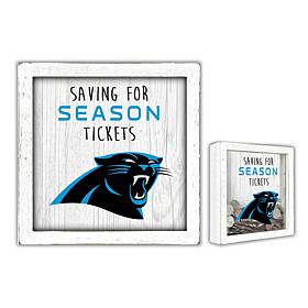 Officially Licensed Carolina Panthers Saving for Tickets Money Box