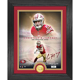 Officially Licensed Christian McCaffrey NFL Legends Coin Photo Mint