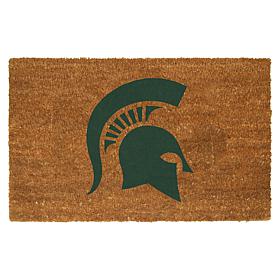 Officially Licensed Colored Logo Door Mat - Michigan State