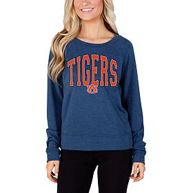 Officially Licensed Concepts Sport Ladies' Long Sleeve Knit Top-Auburn