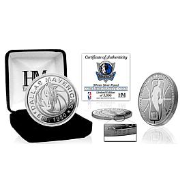 Officially Licensed Dallas Mavericks Silver Mint Coin