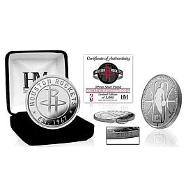 Officially Licensed Houston Rockets Silver Mint Coin