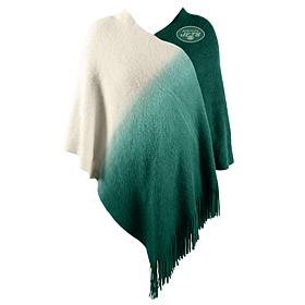 Officially Licensed Littlearth NFL One Size Dip Dye Poncho - Jets