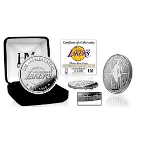 Officially Licensed Los Angeles Lakers Silver Mint Coin