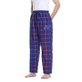 Officially Licensed Men's Plaid Flannel Pant by Concept Sports - Bills