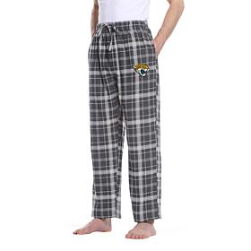 Officially Licensed Men's Plaid Flannel Pant by Concept Sports-Jaguars