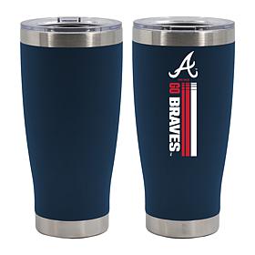 Officially Licensed MLB 20 oz. Stainless Steel Tumbler - Braves 
