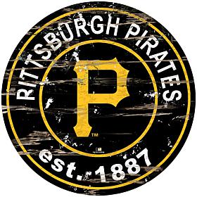 Officially Licensed MLB 24" Established Date Sign - Pittsburgh Pirates