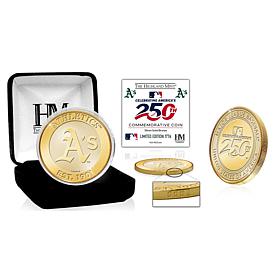 Officially-Licensed MLB 250th Anniversary Bronze Coin, Athletics