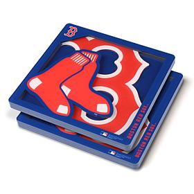 Officially Licensed MLB 3D Logo Series Coaster - Boston Red Sox