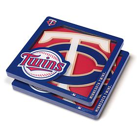 Officially Licensed MLB 3D Logo Series Coaster - Minnesota Twins