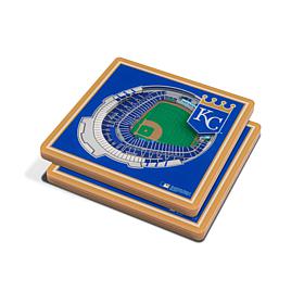 Officially Licensed MLB 3D StadiumViews Coasters - Kansas City Royals