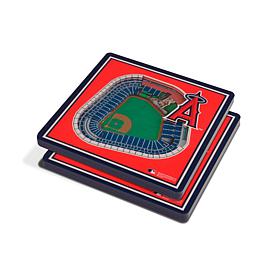 Officially Licensed MLB 3D StadiumViews Coasters - Los Angeles Angels