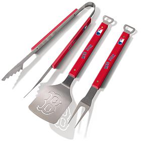 Officially Licensed MLB 3pc Spirit Series BBQ Set - Boston Red Sox