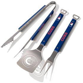 Officially Licensed MLB 3pc Spirit Series BBQ Set - Chicago Cubs